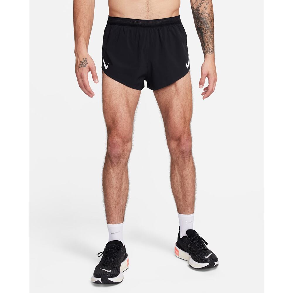 NWT Nike AeroSwift Dri-Fit ADV 2" Brief Lined Black Running Shorts Mens Size XL